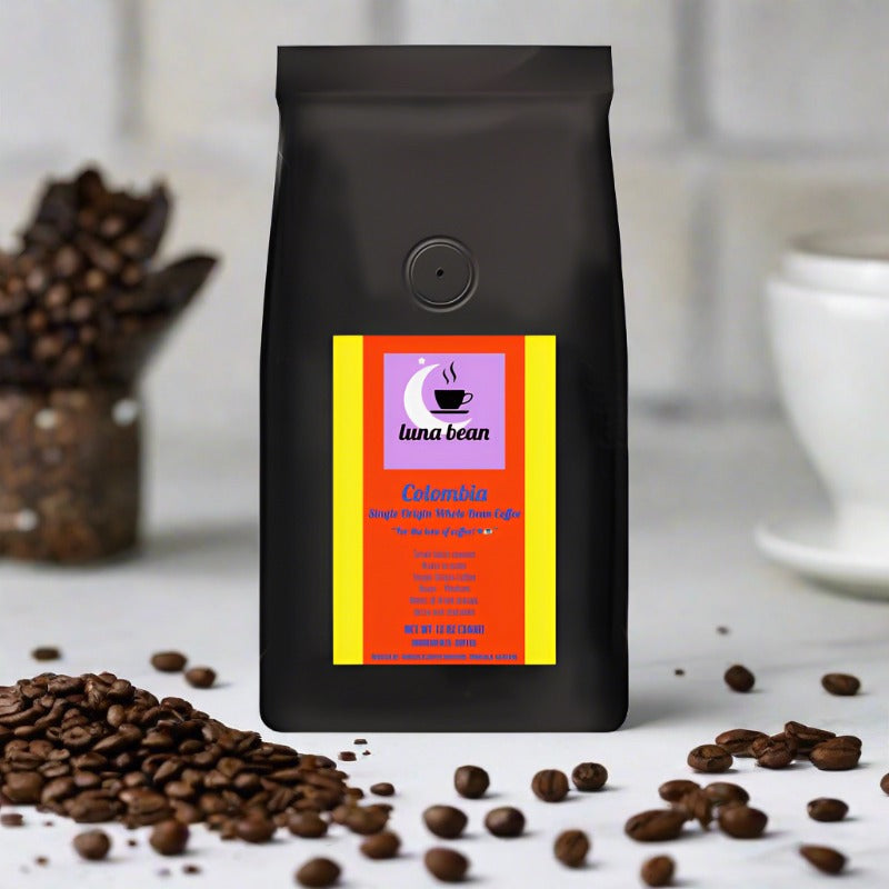Luna Bean Colombian Coffee – single-origin Arabica beans

